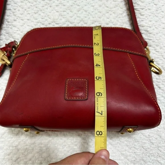 Dooney & Bourke Florentine Cameron Crossbody Red Leather - Picture 11 of 16
